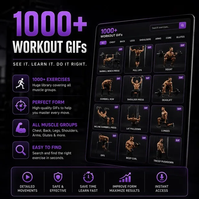 1,000+ Workout GIFs