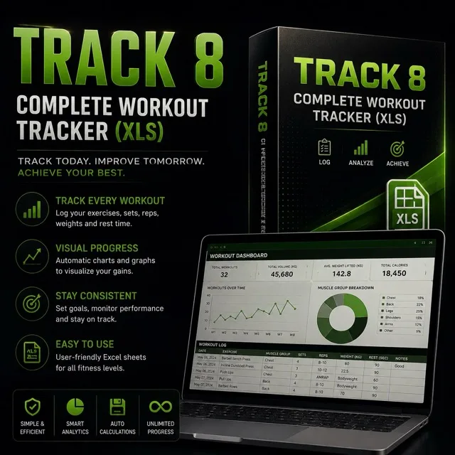 Complete Workout Tracker (Track 8, XLS)